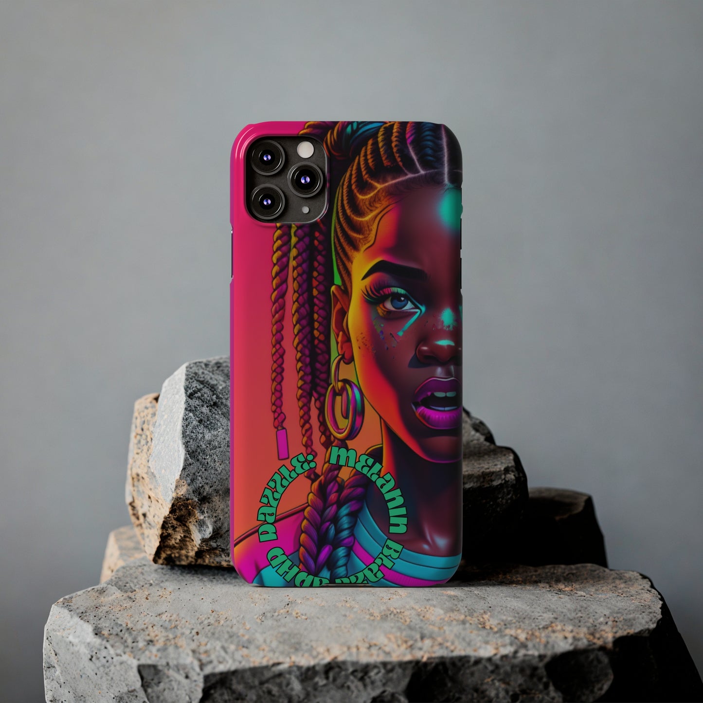 ADHD Dazzle - Melanin Blaze Slim Phone Cases