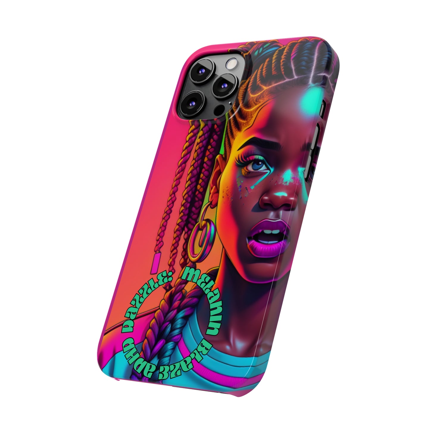 ADHD Dazzle - Melanin Blaze Slim Phone Cases