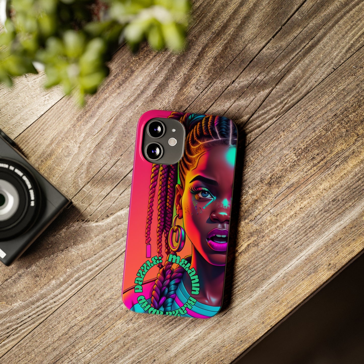 ADHD Dazzle - Melanin Blaze Slim Phone Cases