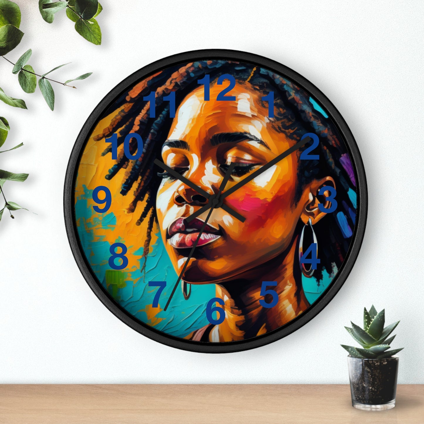 Melanin Spark - ADHD Glow Wall Clock