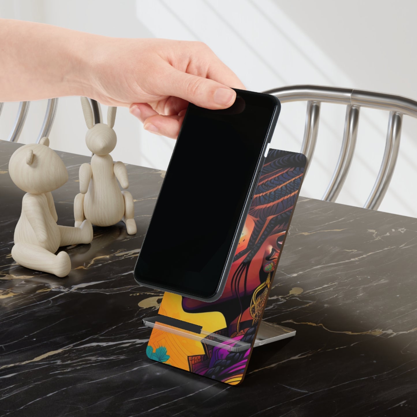 Melanin Brillance Mobile Display Stand for Smartphones