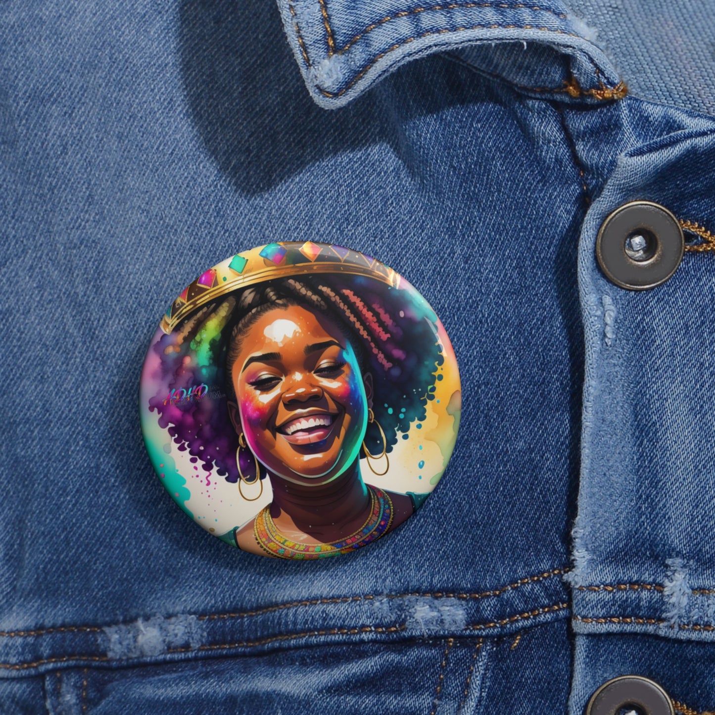 Wear Your Crown With Pride Custom Pin Buttons