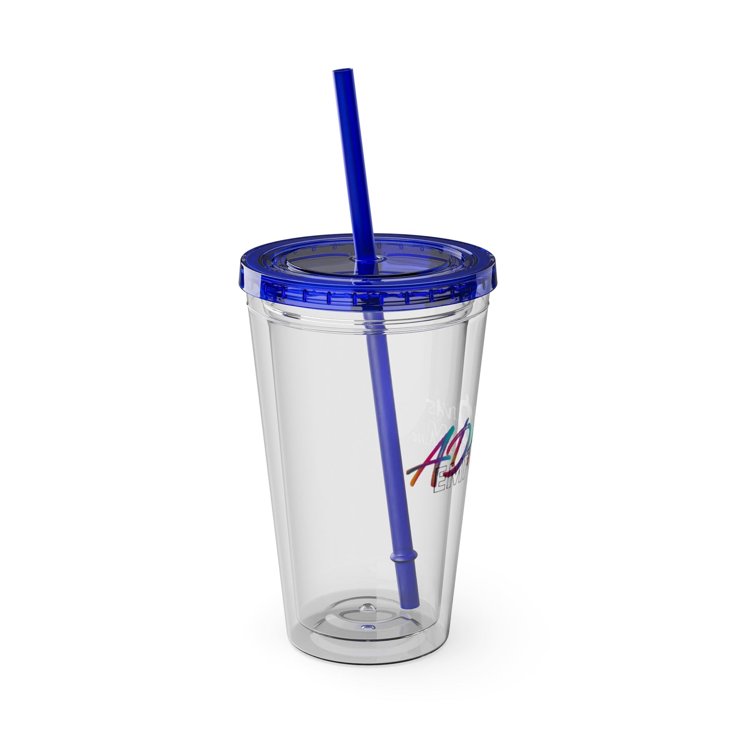 ADHDivas Emporium Sunsplash Tumbler with Straw, 16oz