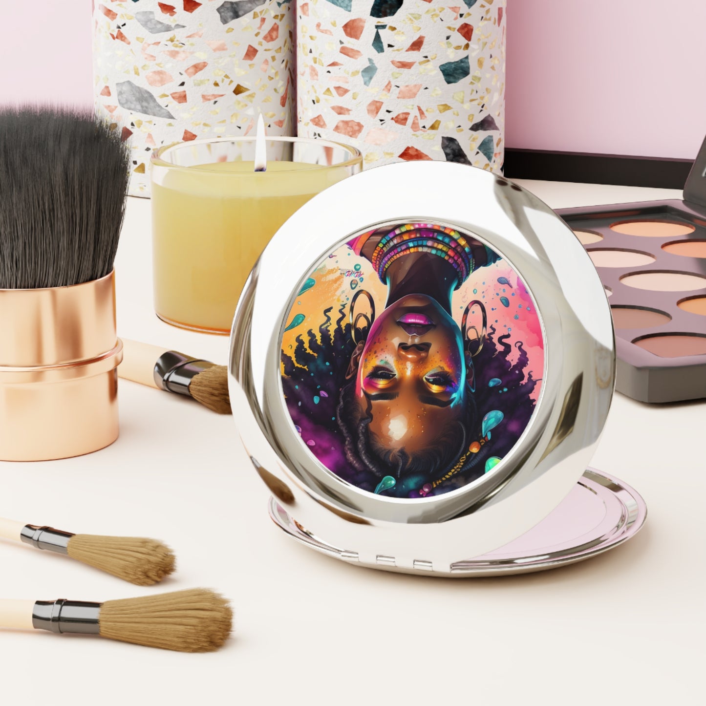 My ADHD is Bold and Beautiful - Compact Travel Mirror