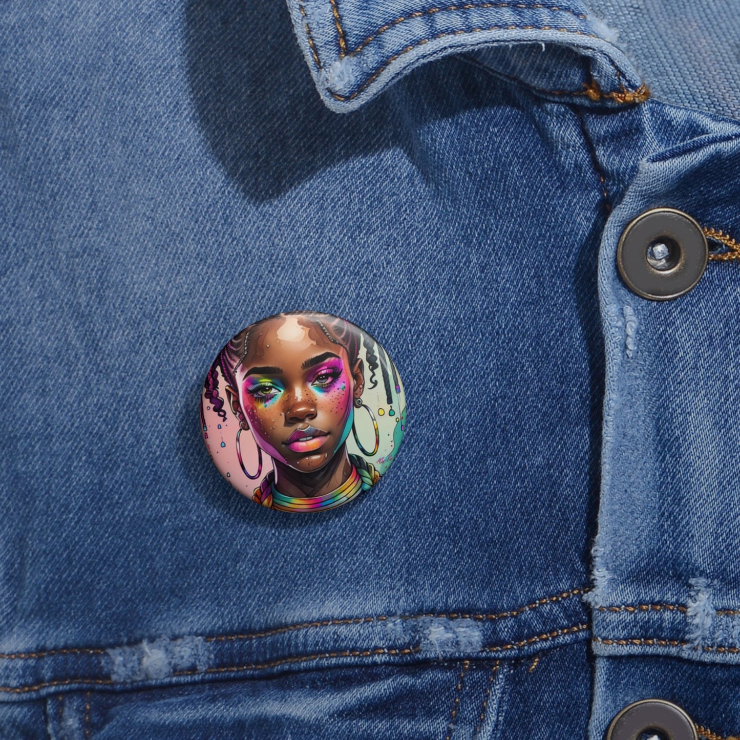 ADHD Boldness Custom Pin Buttons