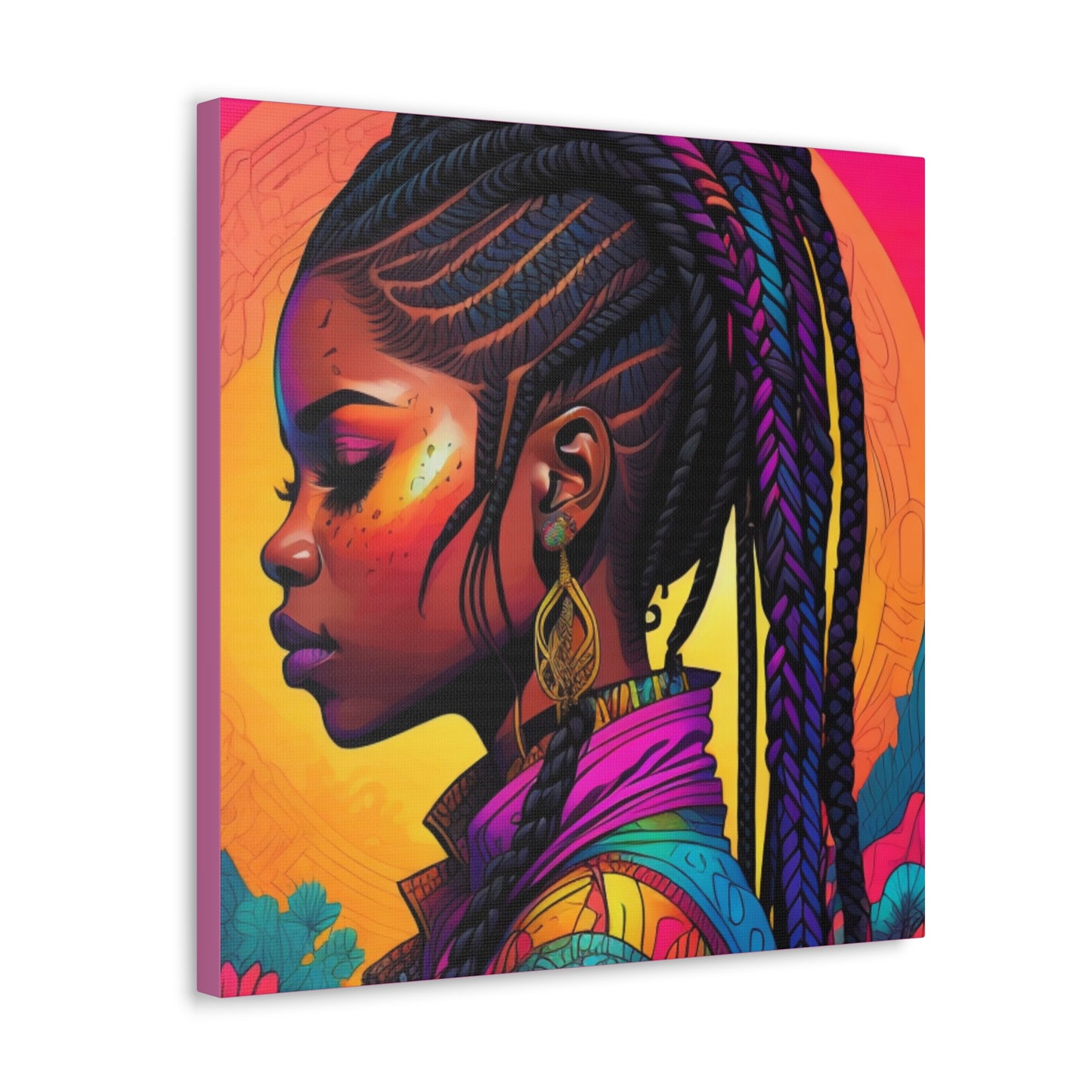 Melanin Brilliance - ADHD Drive Canvas Gallery Wraps