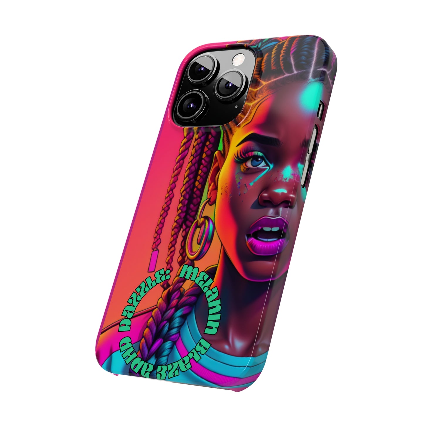 ADHD Dazzle - Melanin Blaze Slim Phone Cases