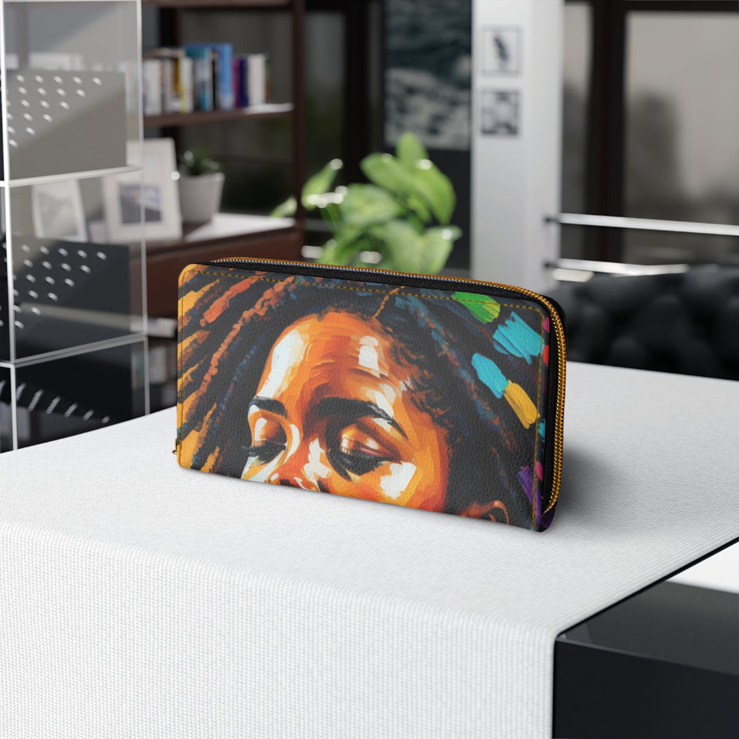 Melanin Spark, ADHD Glow Zipper Wallet