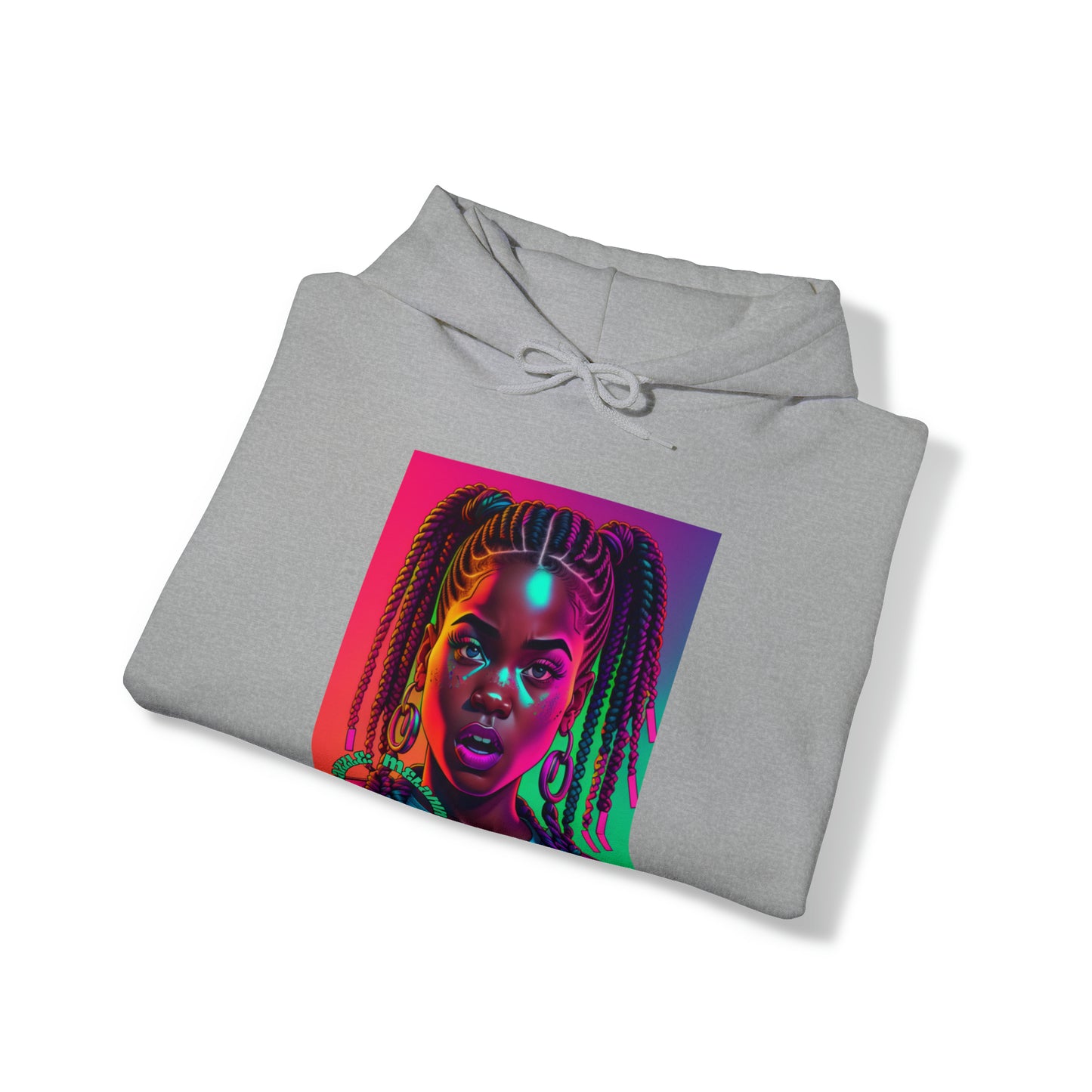 ADHD Dazzle - Melanin Blaze Unisex Heavy Blend™ Hooded Sweatshirt
