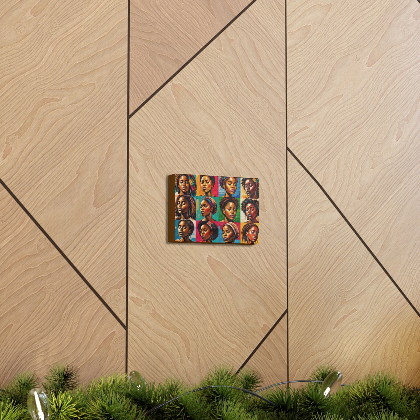 ADHD Excellence in Melanin Hue Canvas Gallery Wraps