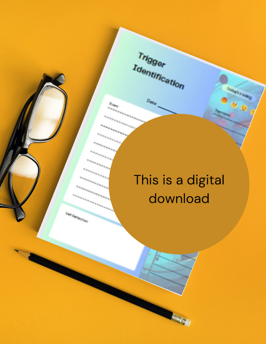ADHD Trigger Identification Sheets/Digital Downloads